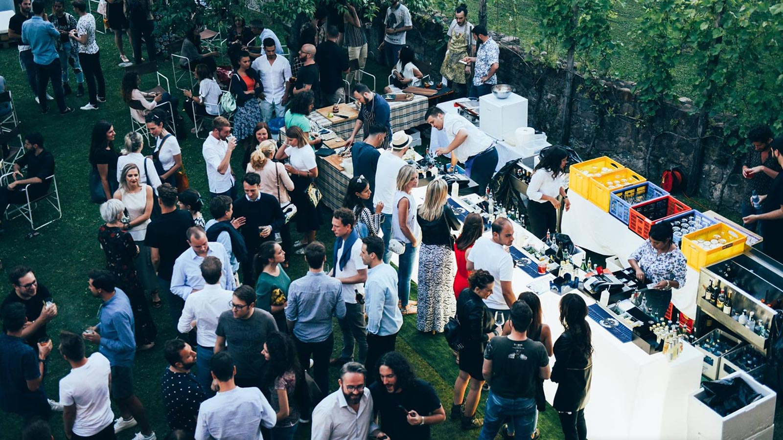 Una festa privata organizzata da Downtown Catering